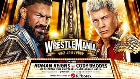 wrestlemania sunday card.